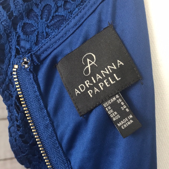 Adrianna Papell Dress Sz 4 - Picture 5 of 6
